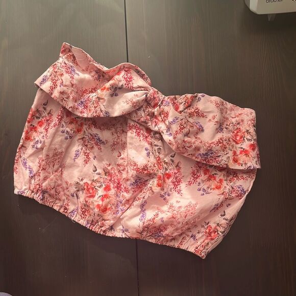 NWOT CAMI NYC Dedrah Top Dedrah Top Medium Floral - Picture 3 of 6